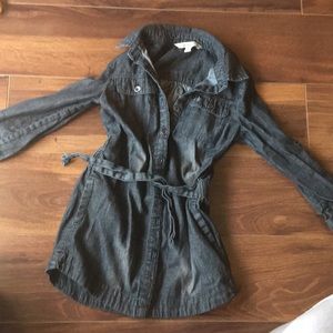 3t clavin Klein Jean dress. Dark grey